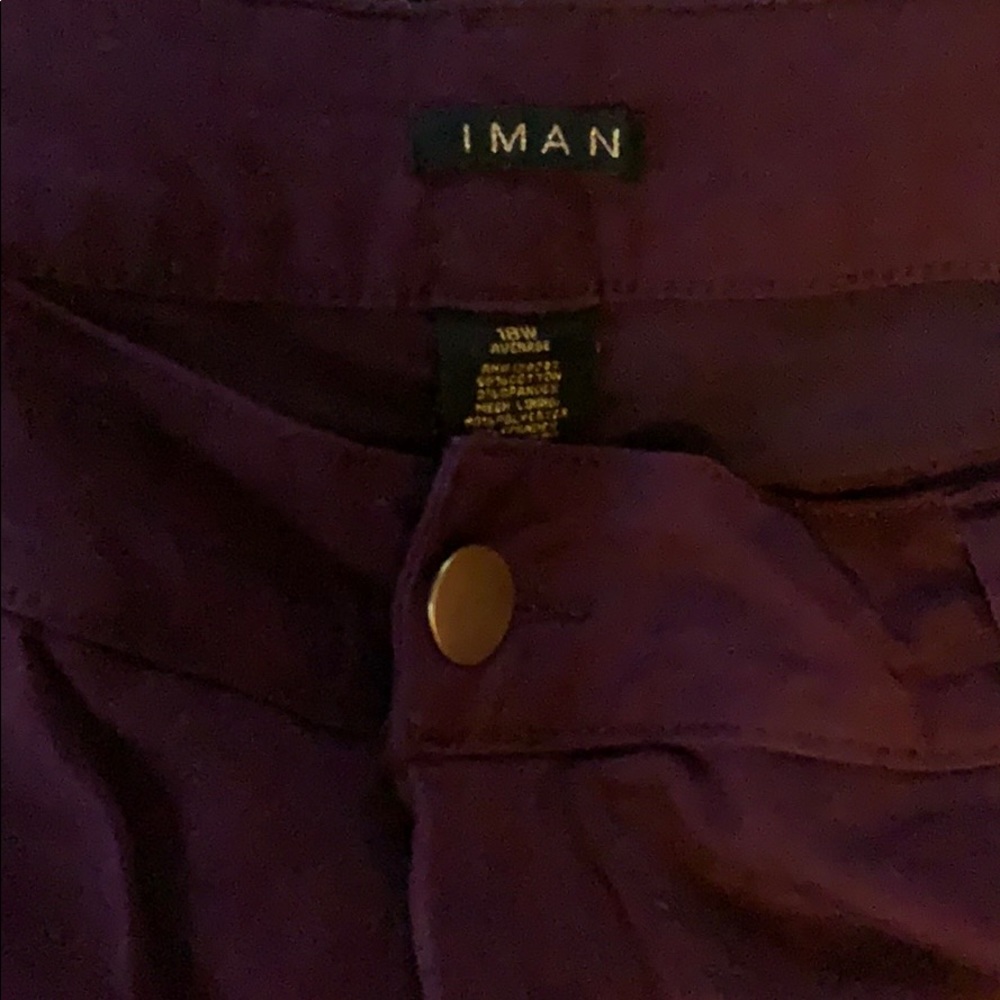 Plum Pants - Iman
